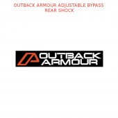 OUTBACK ARMOUR ADJUSTABLE BYPASS - REAR SHOCK - OASU0150008-ADJ